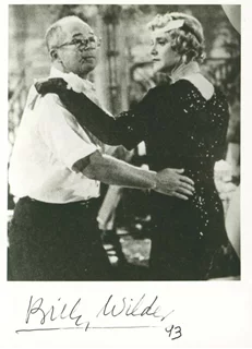 Billy Wilder autograph