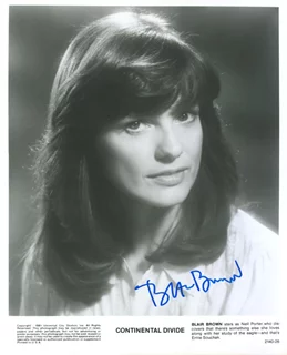 Blair Brown autograph