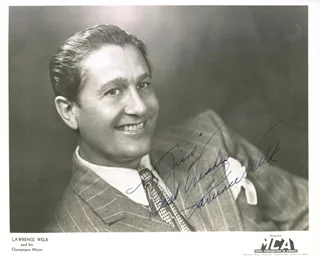 Lawrence Welk autograph