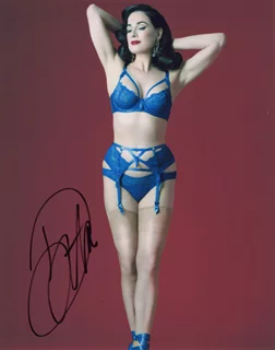 Dita Von Teese autograph