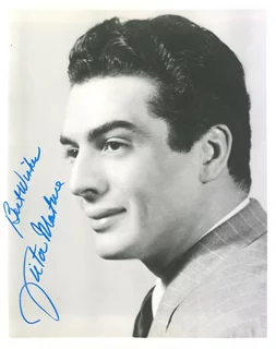 Victor Mature autograph