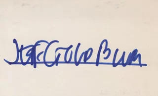 Jeff Goldblum autograph