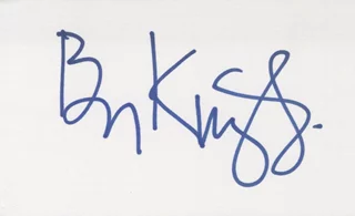 Ben Kingsley autograph