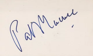 Patrick MacNee autograph