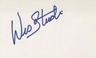 Wes Studi autograph