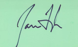 James Taylor autograph