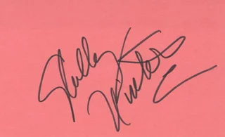 Shelley Winters autograph