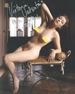 Victoria Valentino autograph