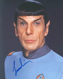 Leonard Nimoy autograph