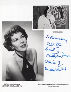 Betty Lou Gerson autograph
