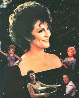 Majel Barrett autograph