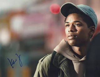 Kelvin Harrison Jr. autograph
