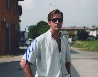 Armie Hammer autograph