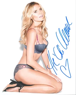 Heidi Klum autograph