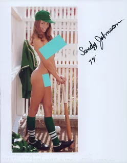 Sandy Johnson autograph