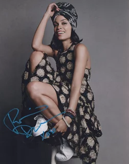 Rosario Dawson autograph