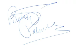 Betsy Palmer autograph