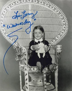 Lisa Loring autograph