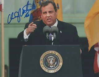 Chris Christie autograph
