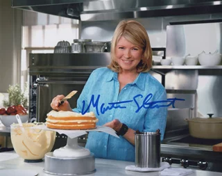 Martha Stewart autograph