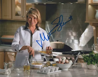 Martha Stewart autograph