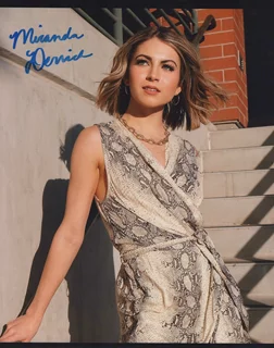 Miranda Derrick autograph