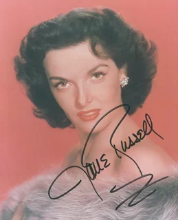 Jane Russell autograph
