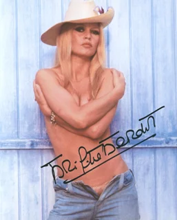 Brigitte Bardot autograph