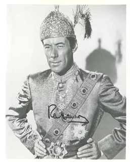 Rex Harrison autograph