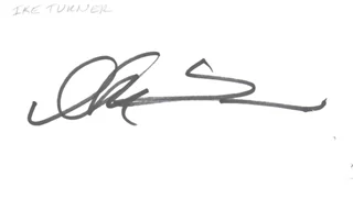 Ike Turner autograph