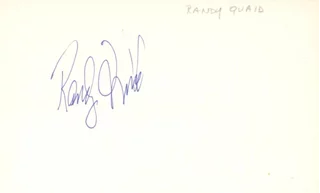Randy Quaid autograph