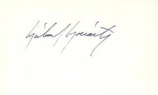 Michael Moriarty autograph