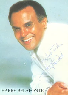 Harry Belafonte autograph