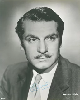 Laurence Olivier autograph