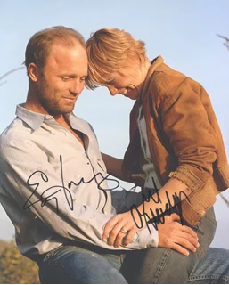 Ed Harris and Amy Madigan autograph