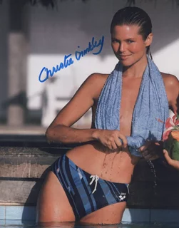 Christie Brinkley autograph