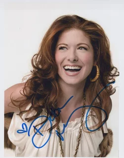 Debra Messing autograph