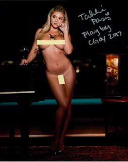 Tahlia Paris autograph