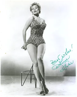 Arlene Dahl autograph