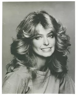 Farrah Fawcett autograph