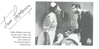 Jack Lemmon autograph
