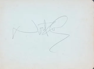 Noel Coward autograph