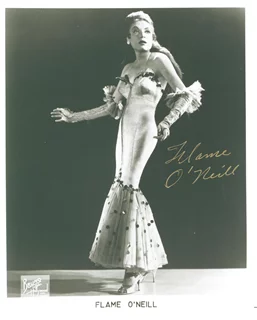 Flame O'Neill autograph