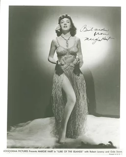 Margie Hart autograph