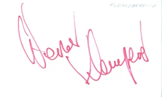 Werner Klemperer autograph