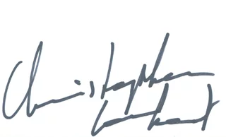 Christopher Lambert autograph