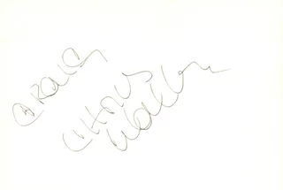 Christopher Walken autograph