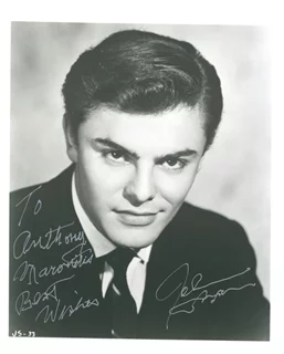 John Saxon autograph