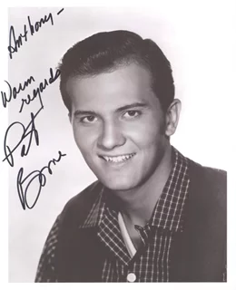 Pat Boone autograph