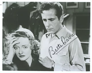 Bette Davis autograph